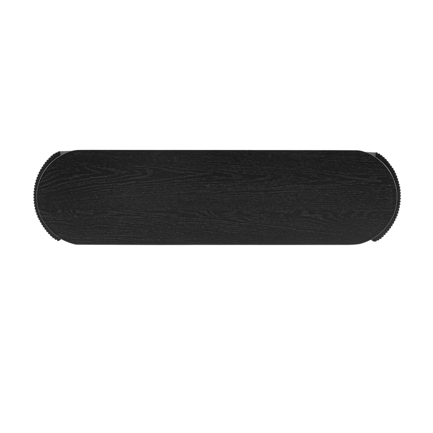 Luxury Black Natural Wood Console Table Modern Italian Style for Villa