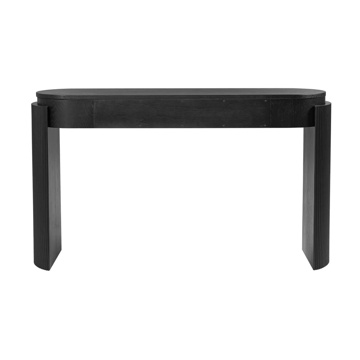 Luxury Black Natural Wood Console Table Modern Italian Style for Villa