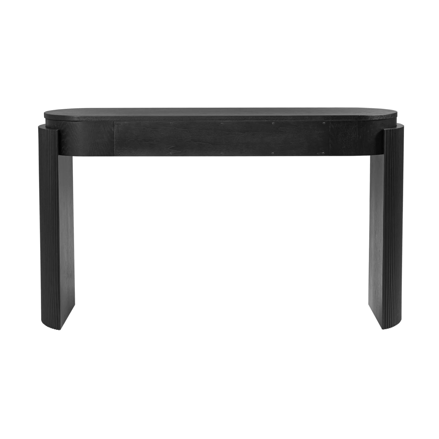 Luxury Black Natural Wood Console Table Modern Italian Style for Villa