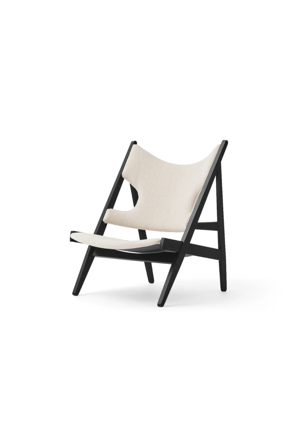 Luxury Black Oak Lounge Chair Modern Italian Style for Villa