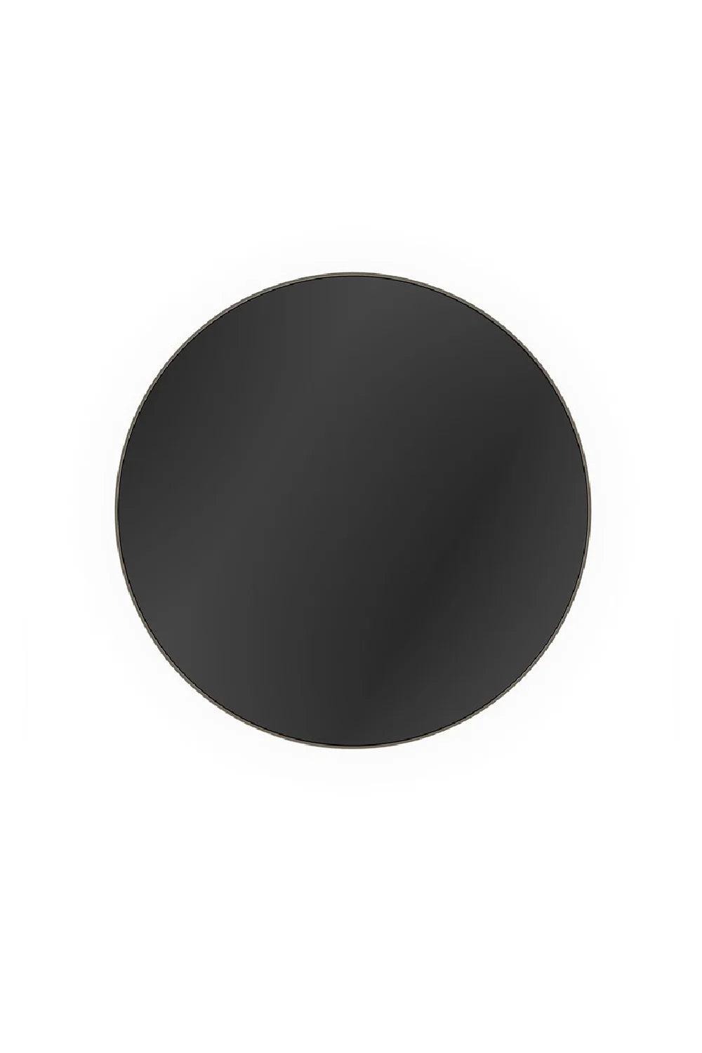 Luxury Black Round Coffee Table Modern Italian Style for Villa