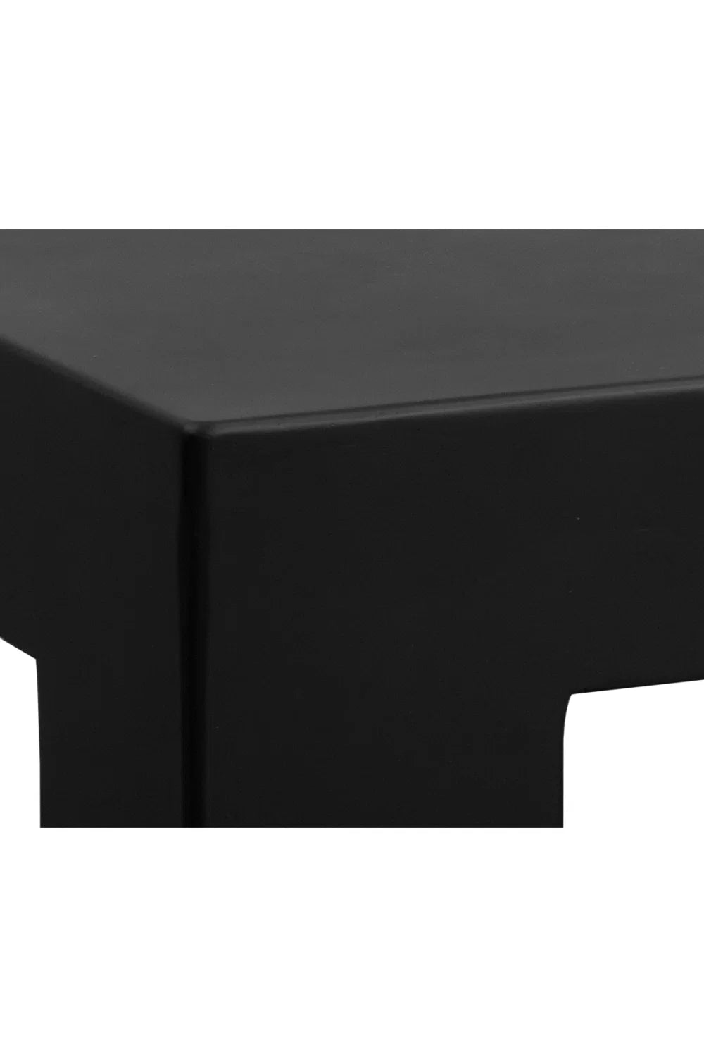 Luxury Black Square Coffee Table Modern Italian Style for Villa