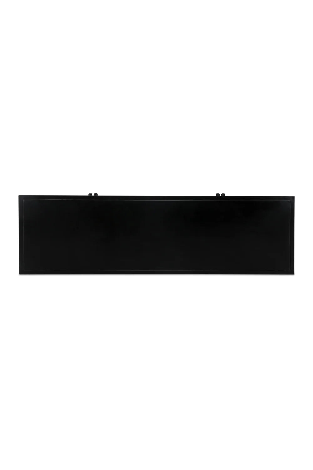 Luxury Black Steel Media Unit Modern Italian Style for Villa