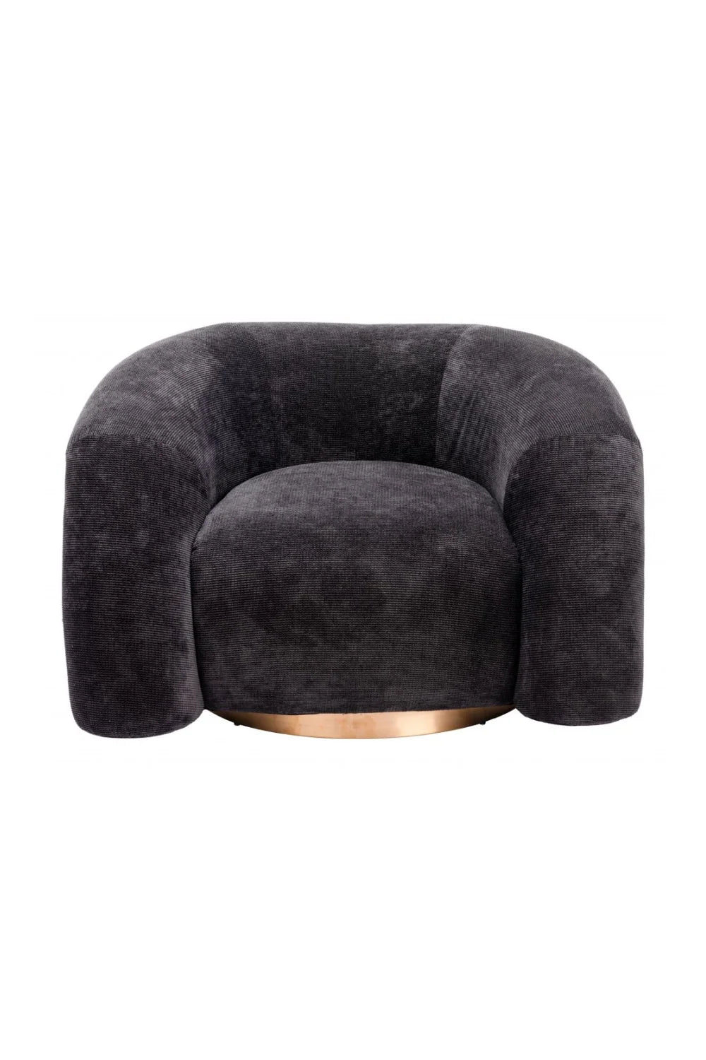 Luxury Black Velvet Accent Chair Modern European Style for Villa