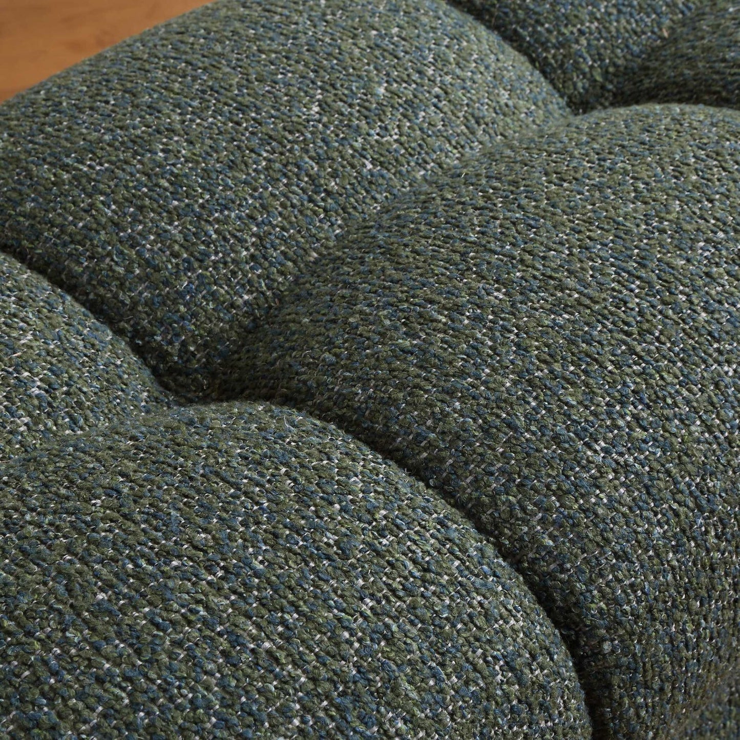 Luxury Block Tufted Fabric Bench European Style for Villa