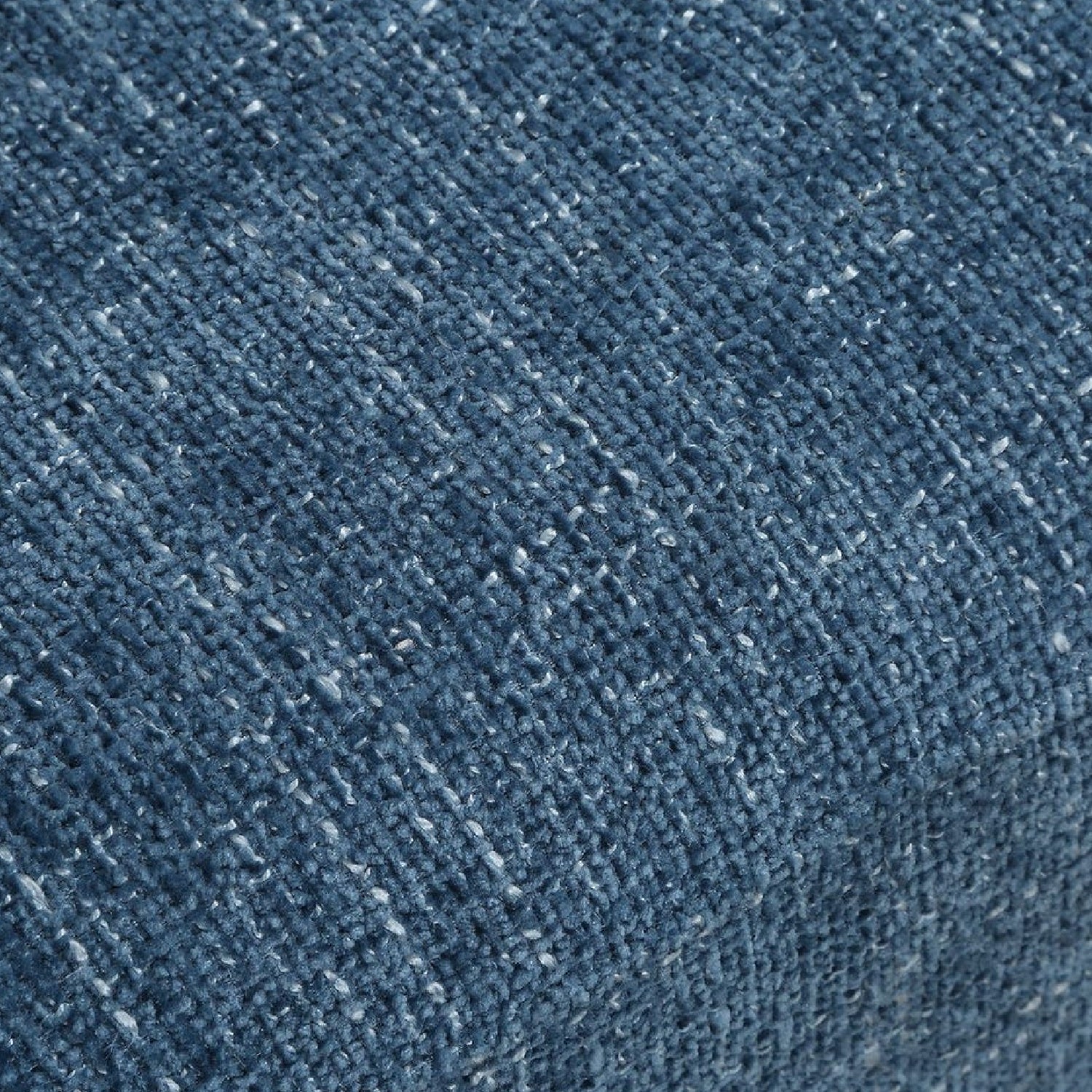 Luxury Blue Chenille Swivel Accent Chair European Style for Villa