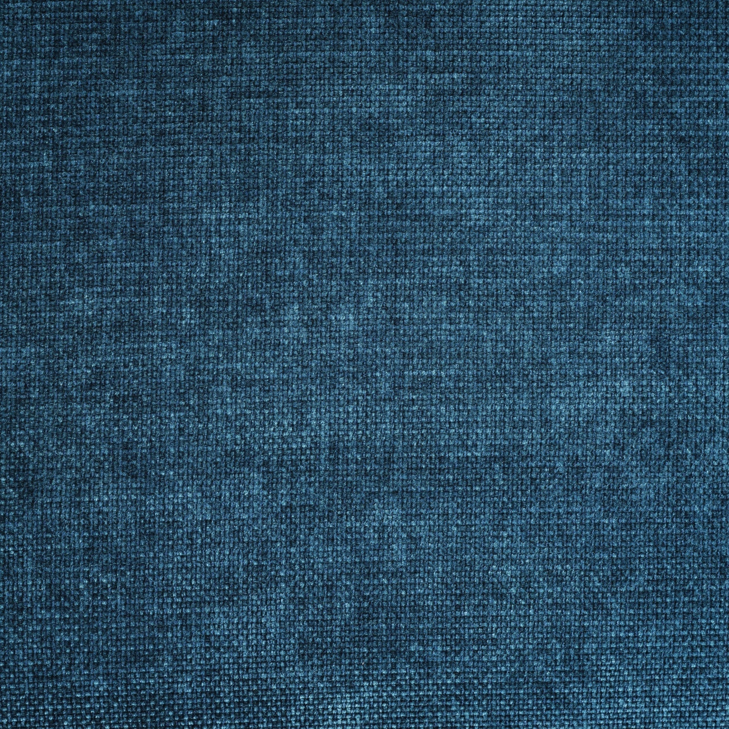 Luxury Blue Chenille Three Seater Sofa Modern Italian Style for Villa