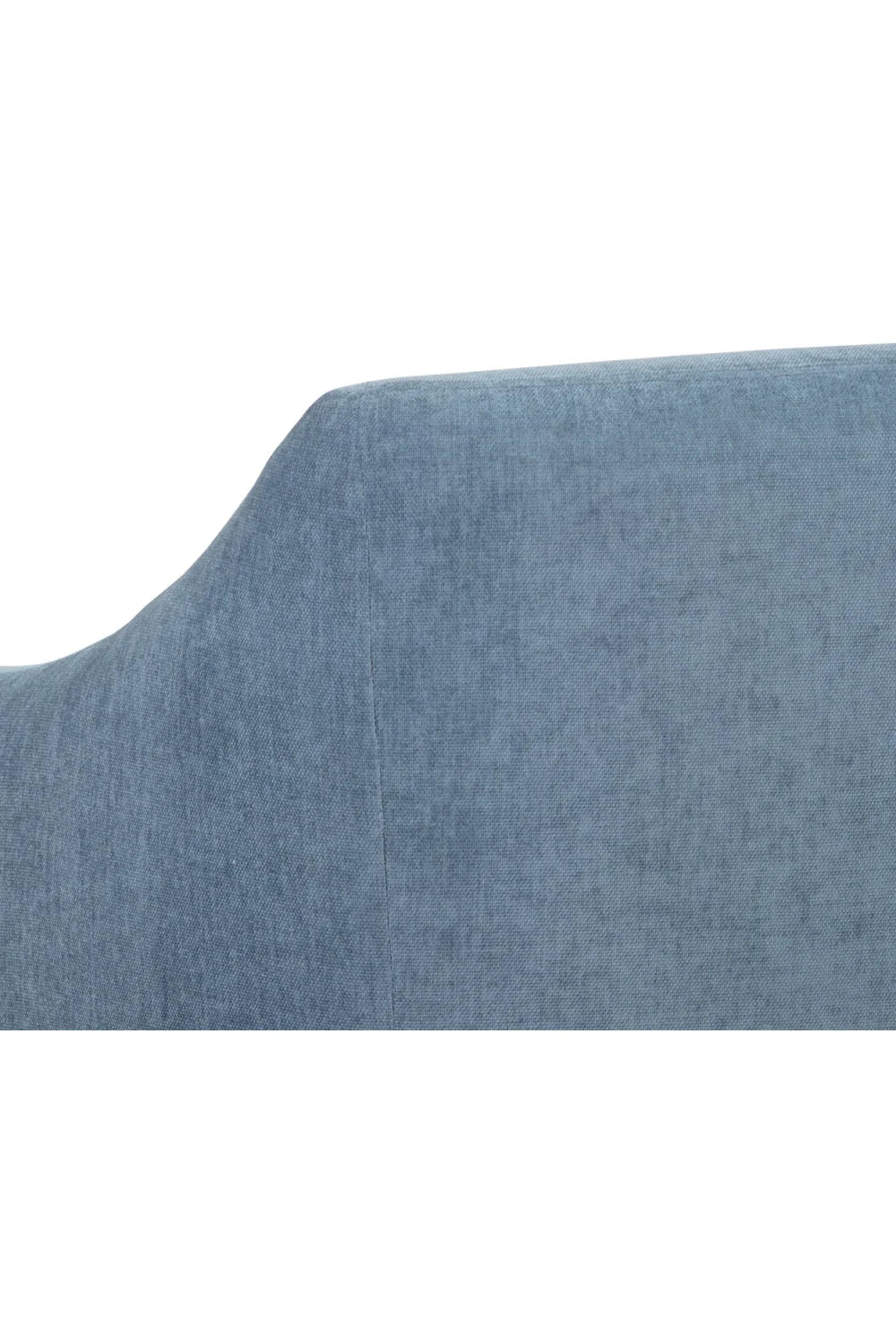 Luxury Blue Fabric Accent Chair European Style for Villa