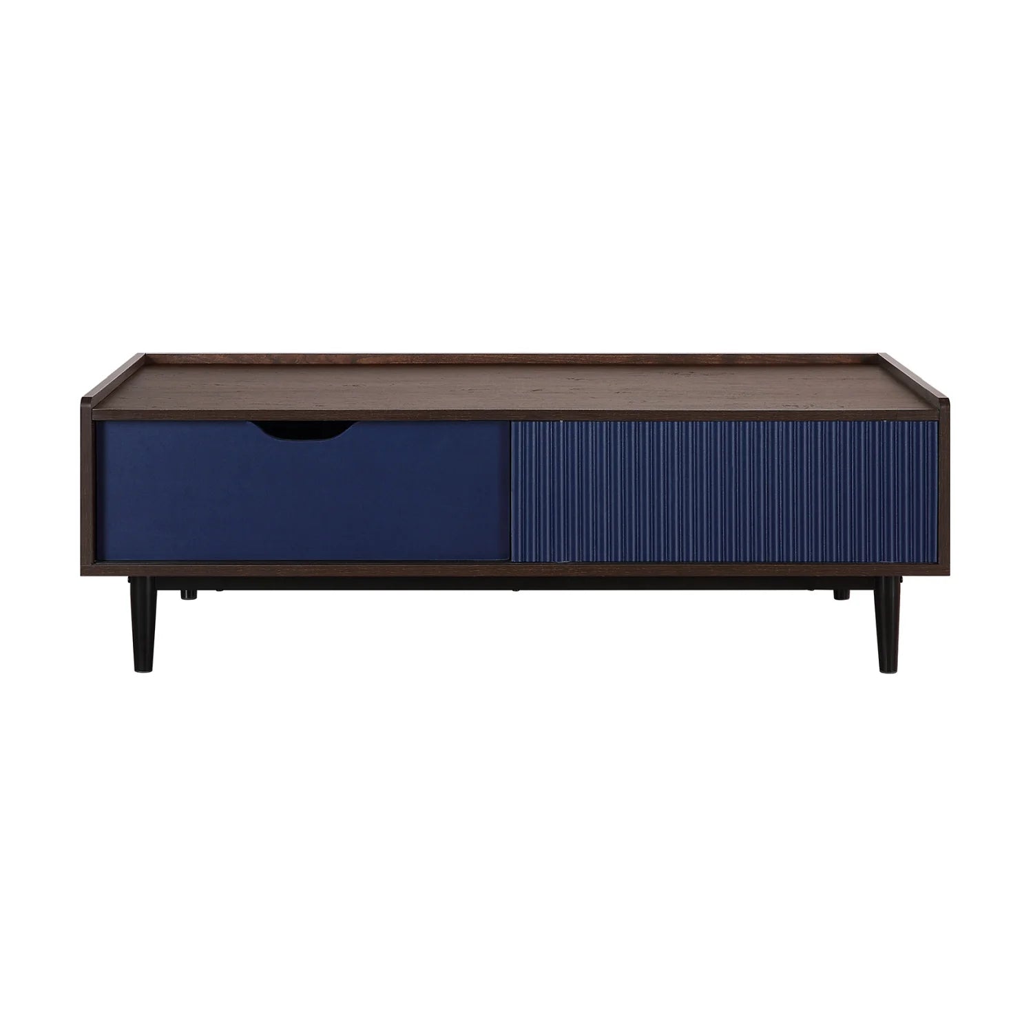 Luxury Blue Rectangular Coffee Table Modern Italian Style for Villa