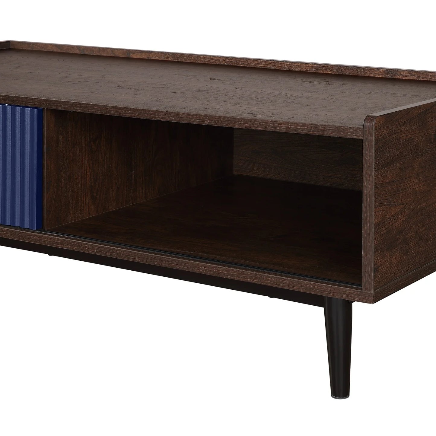 Luxury Blue Rectangular Coffee Table Modern Italian Style for Villa