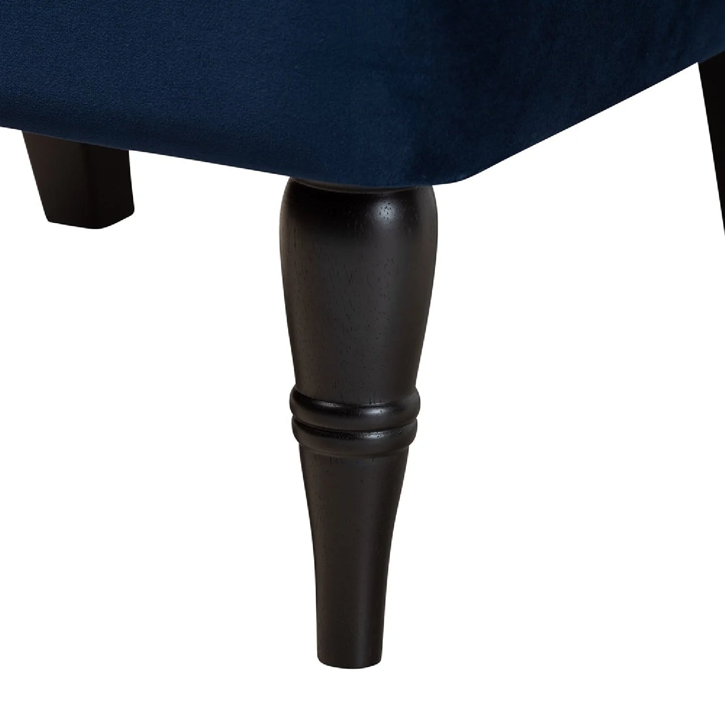 Luxury Blue Velvet Accent Chair Modern Italian Style for Villa