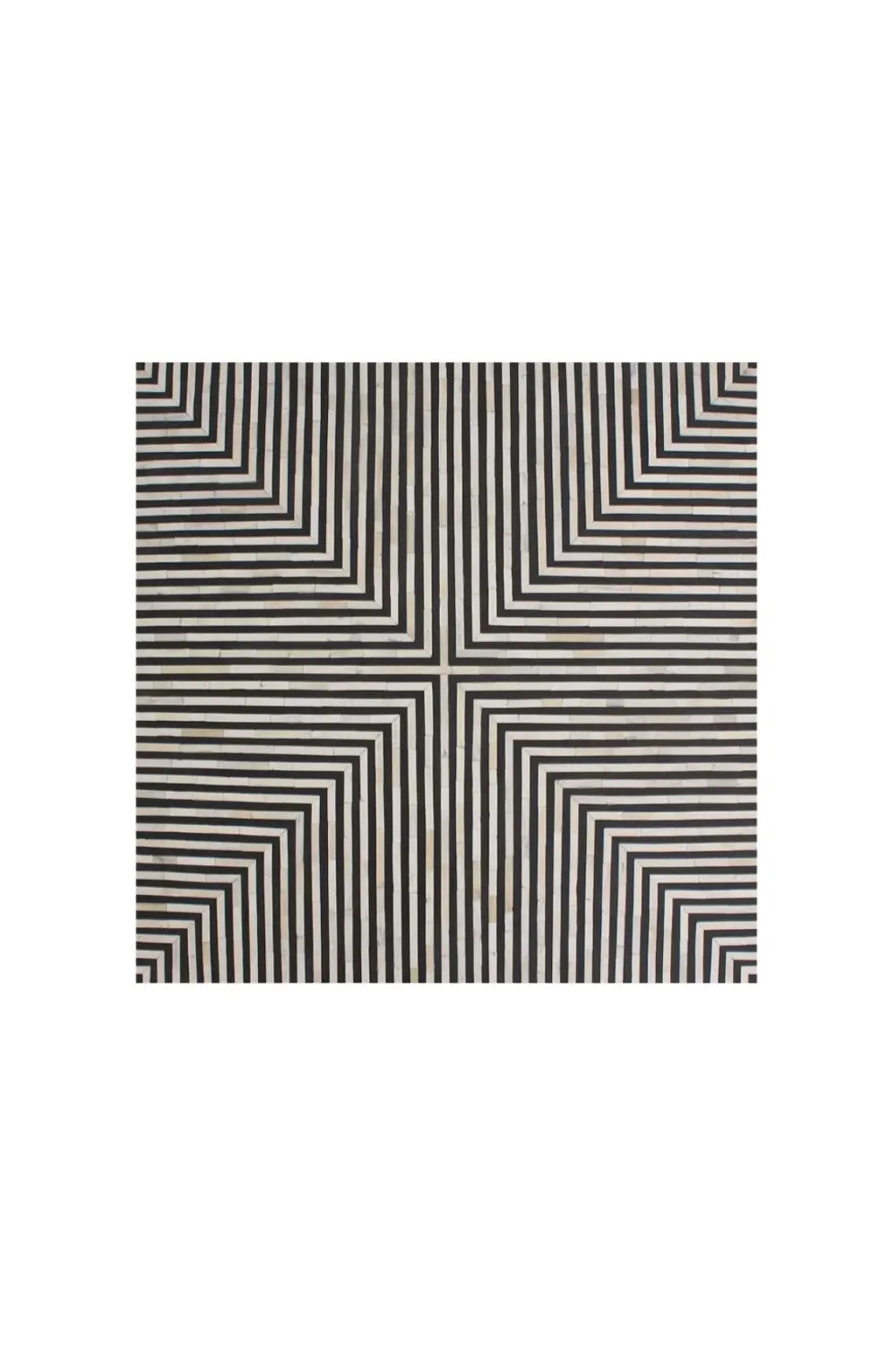 Luxury Bone Inlay Square Coffee Table Modern Italian Style for Villa