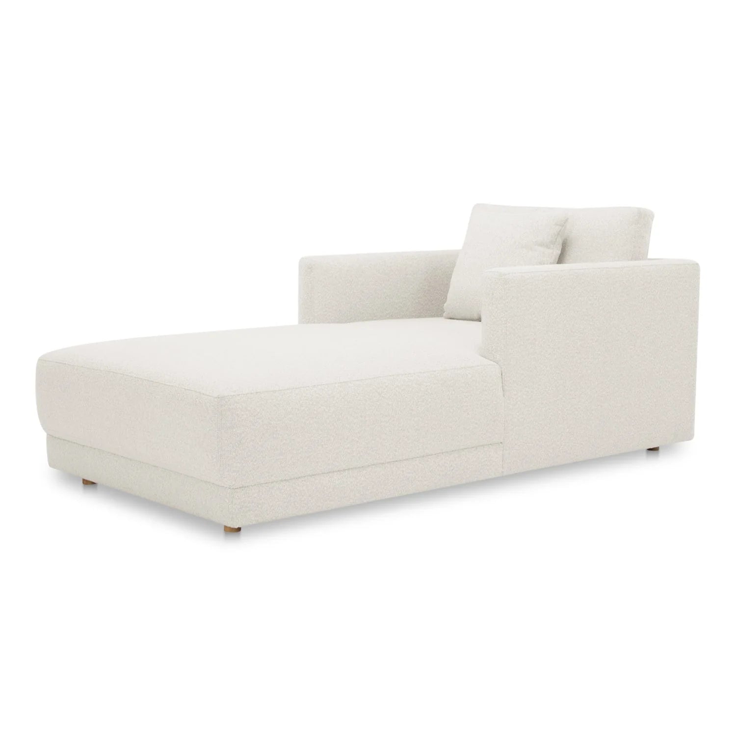 Luxury Boucle Blend Chaise Lounge European Style for Villa