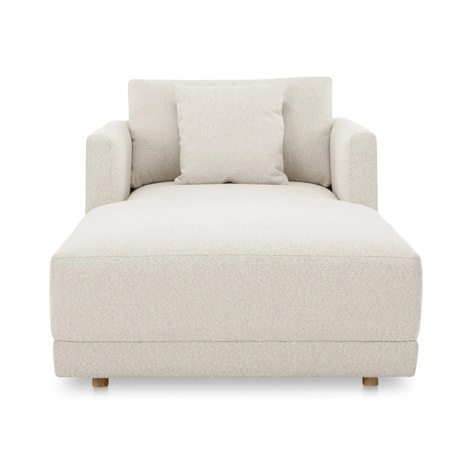 Luxury Boucle Blend Chaise Lounge European Style for Villa