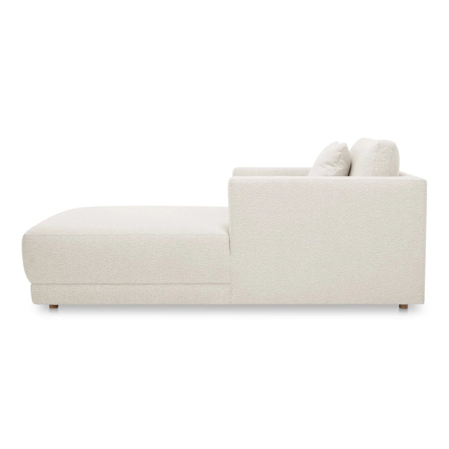 Luxury Boucle Blend Chaise Lounge European Style for Villa
