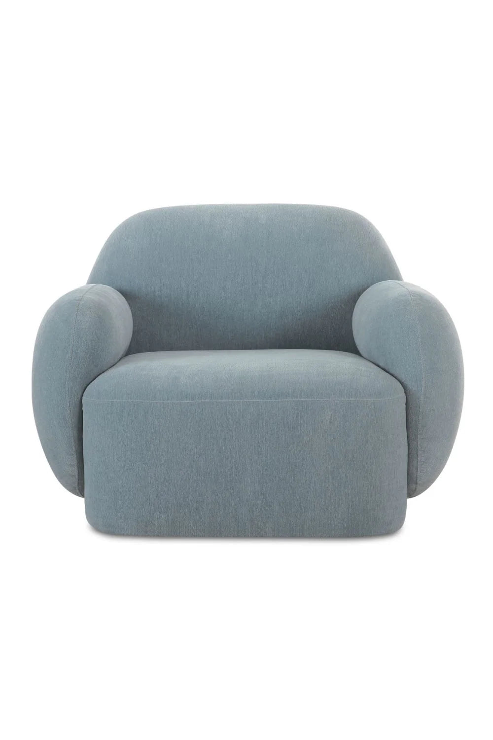 Luxury Boucle Low Profile Lounge Chair Modern Italian Style for Villa