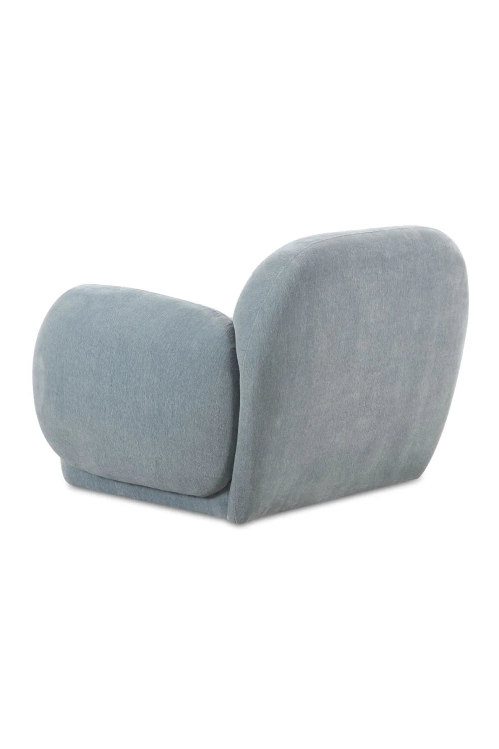 Luxury Boucle Low Profile Lounge Chair Modern Italian Style for Villa