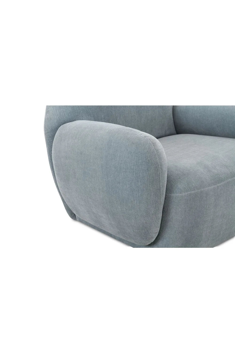 Luxury Boucle Low Profile Lounge Chair Modern Italian Style for Villa