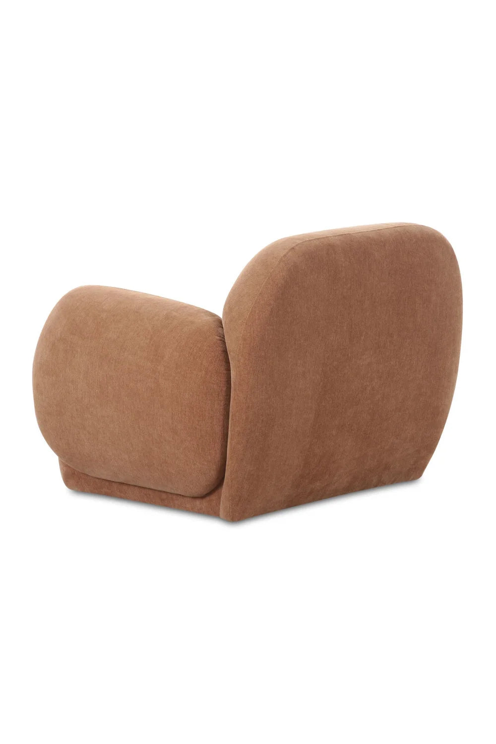 Luxury Boucle Low Profile Lounge Chair Modern Italian Style for Villa