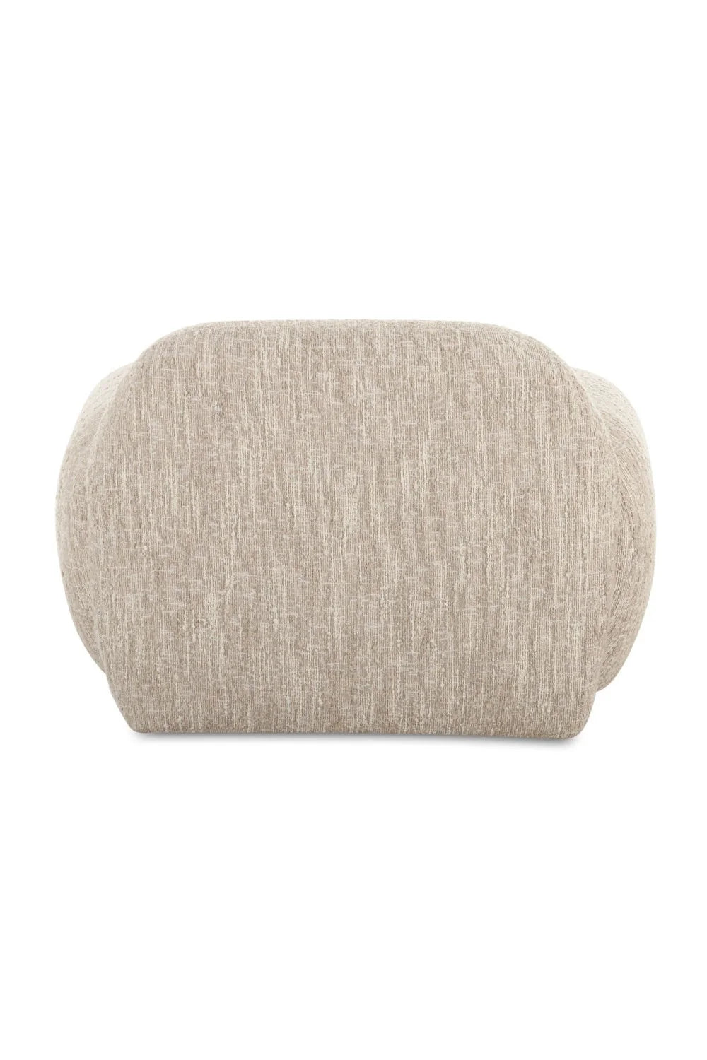 Luxury Boucle Low Profile Lounge Chair Modern Italian Style for Villa