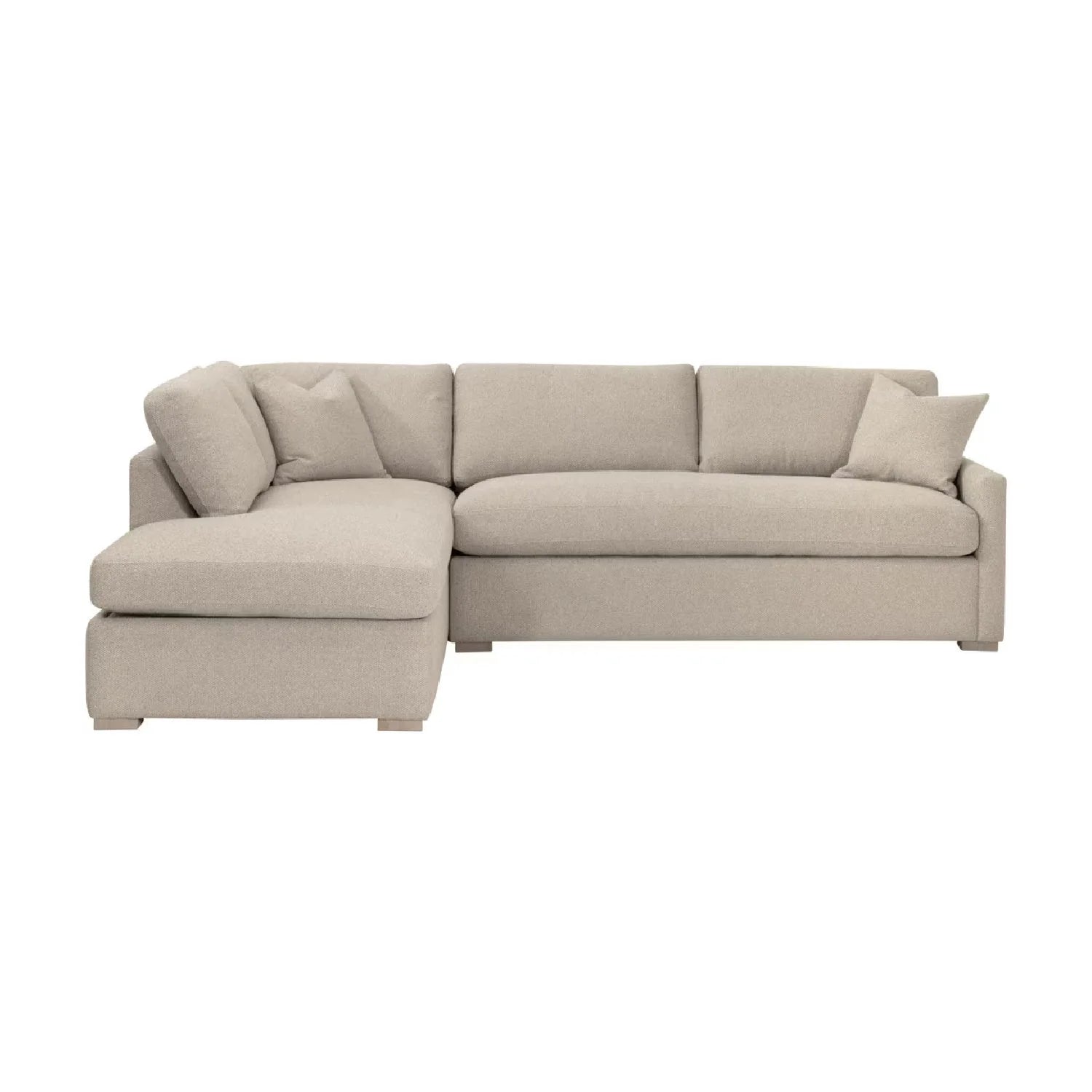 Luxury Boucle Queen Sleeper Sofa Modern Italian Style for Villa