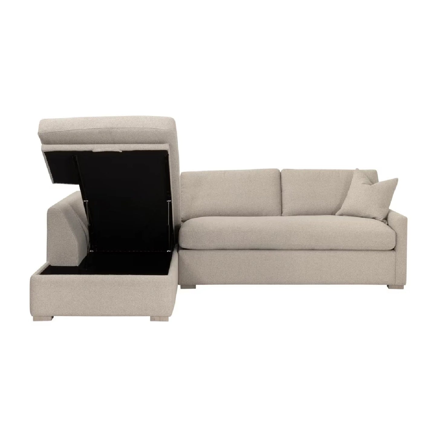 Luxury Boucle Queen Sleeper Sofa Modern Italian Style for Villa
