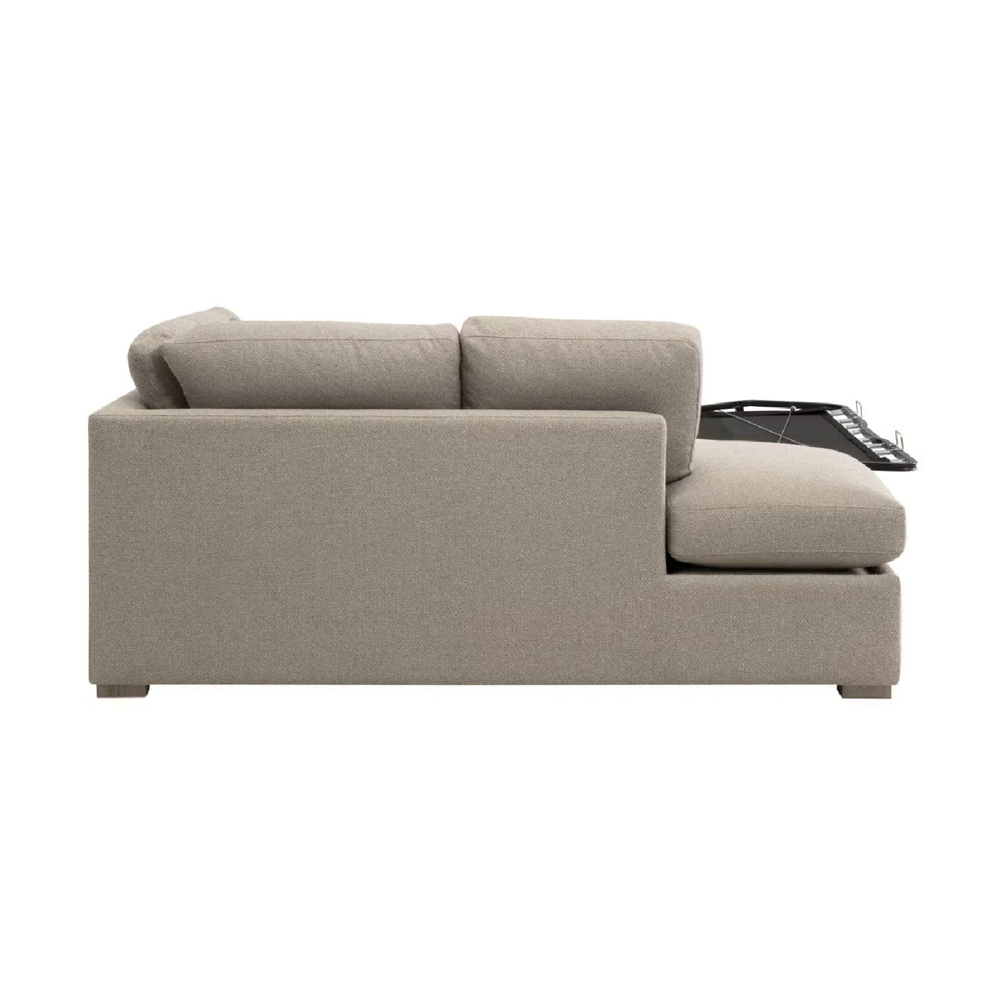 Luxury Boucle Queen Sleeper Sofa Modern Italian Style for Villa