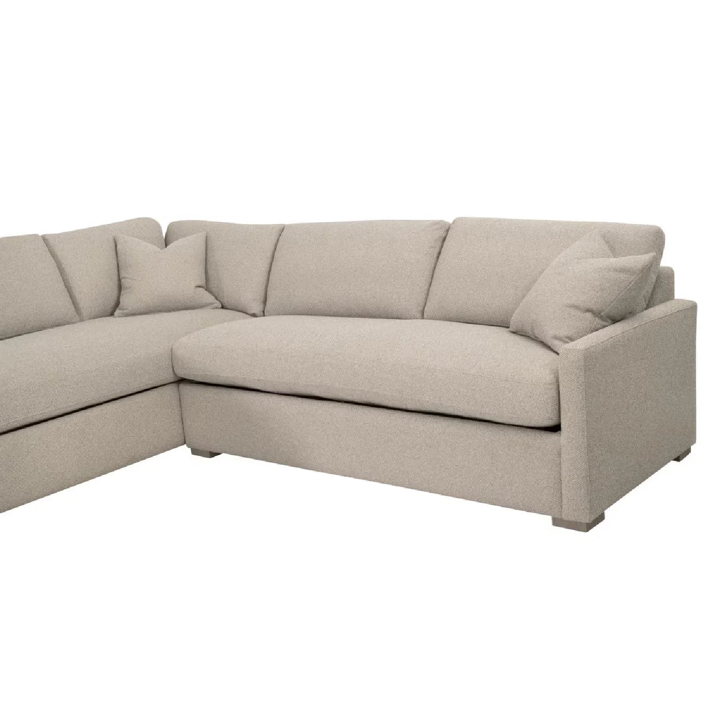 Luxury Boucle Queen Sleeper Sofa Modern Italian Style for Villa