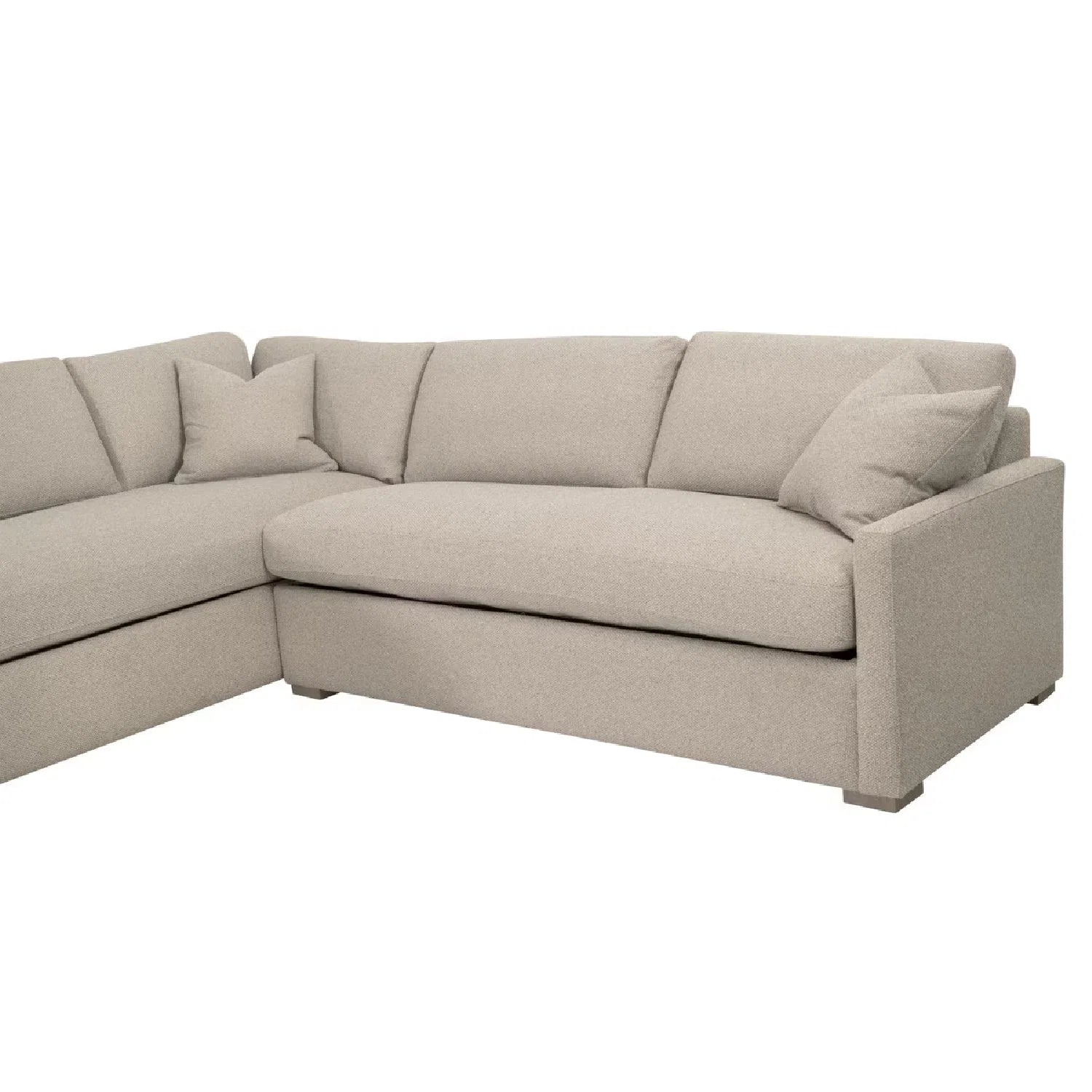 Luxury Boucle Queen Sleeper Sofa Modern Italian Style for Villa