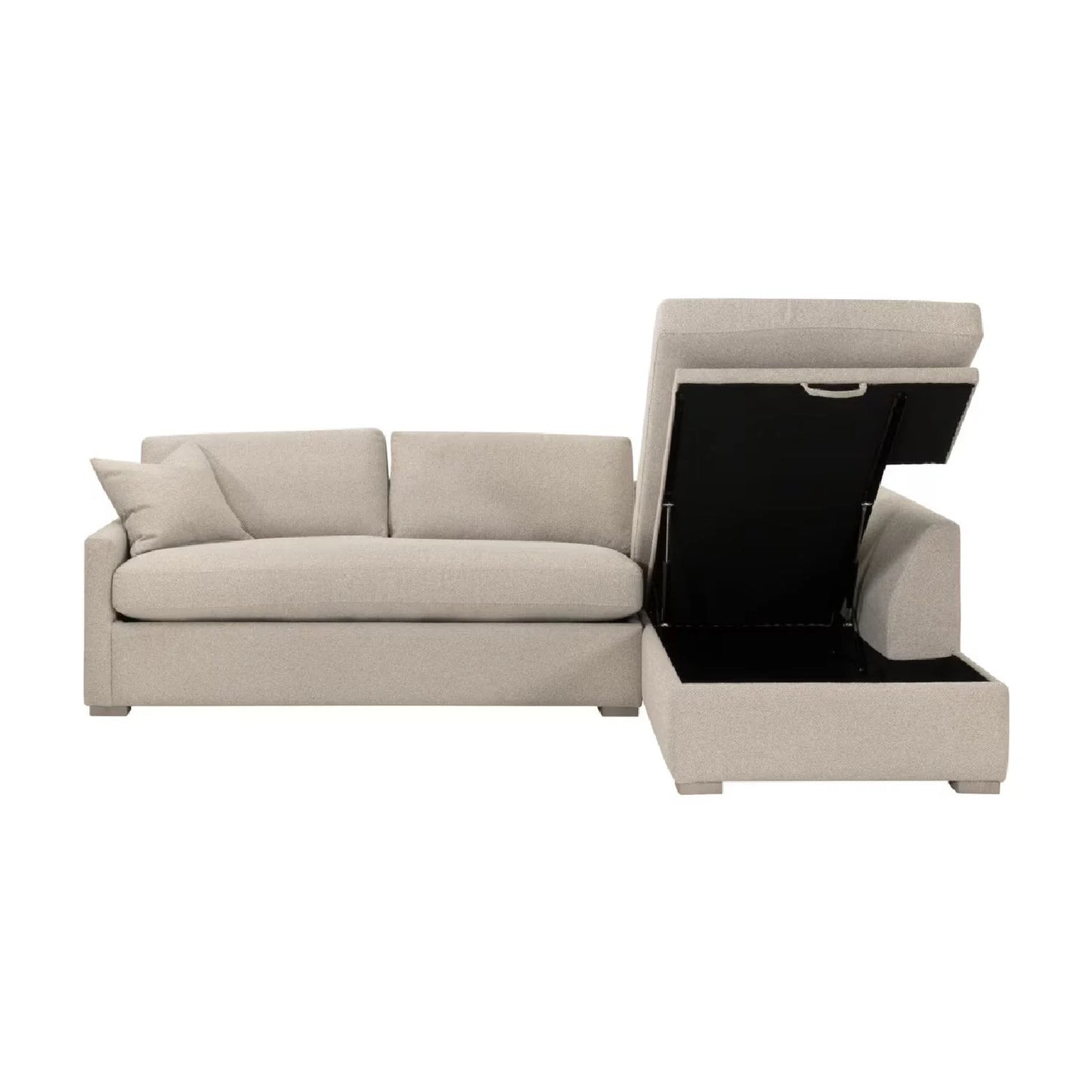 Luxury Boucle Queen Sleeper Sofa Modern Italian Style for Villa