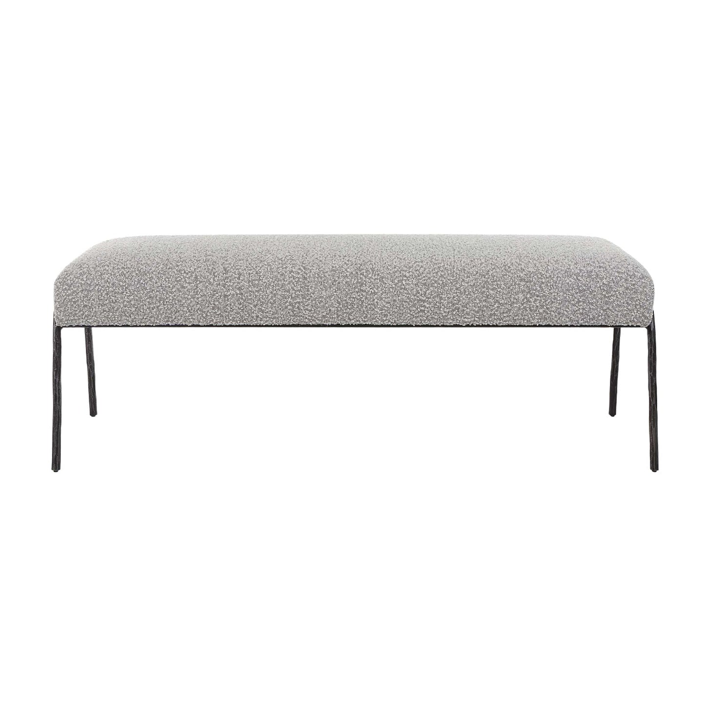 Luxury Boucle Scandinavian Bench European Style for Villa