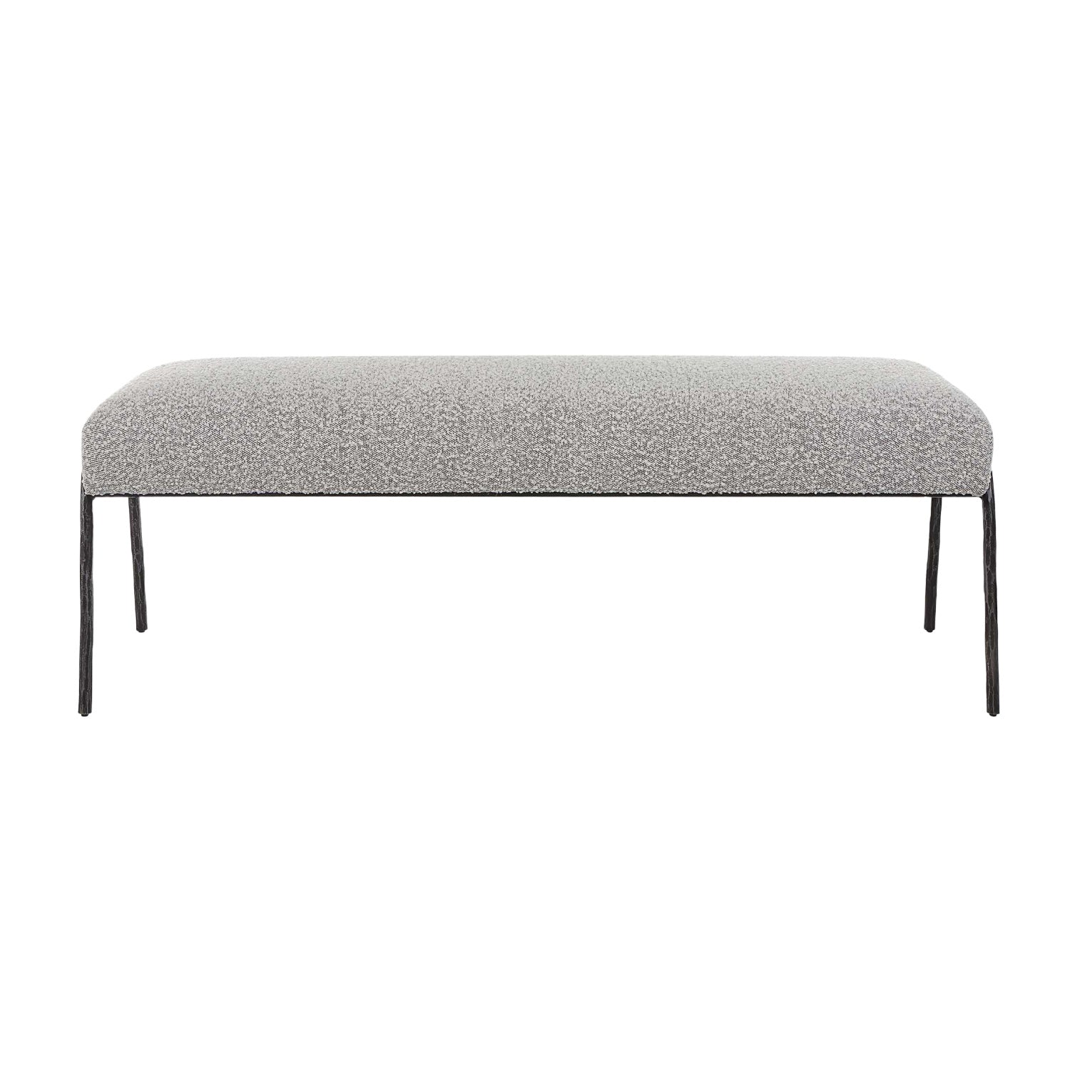 Luxury Boucle Scandinavian Bench European Style for Villa