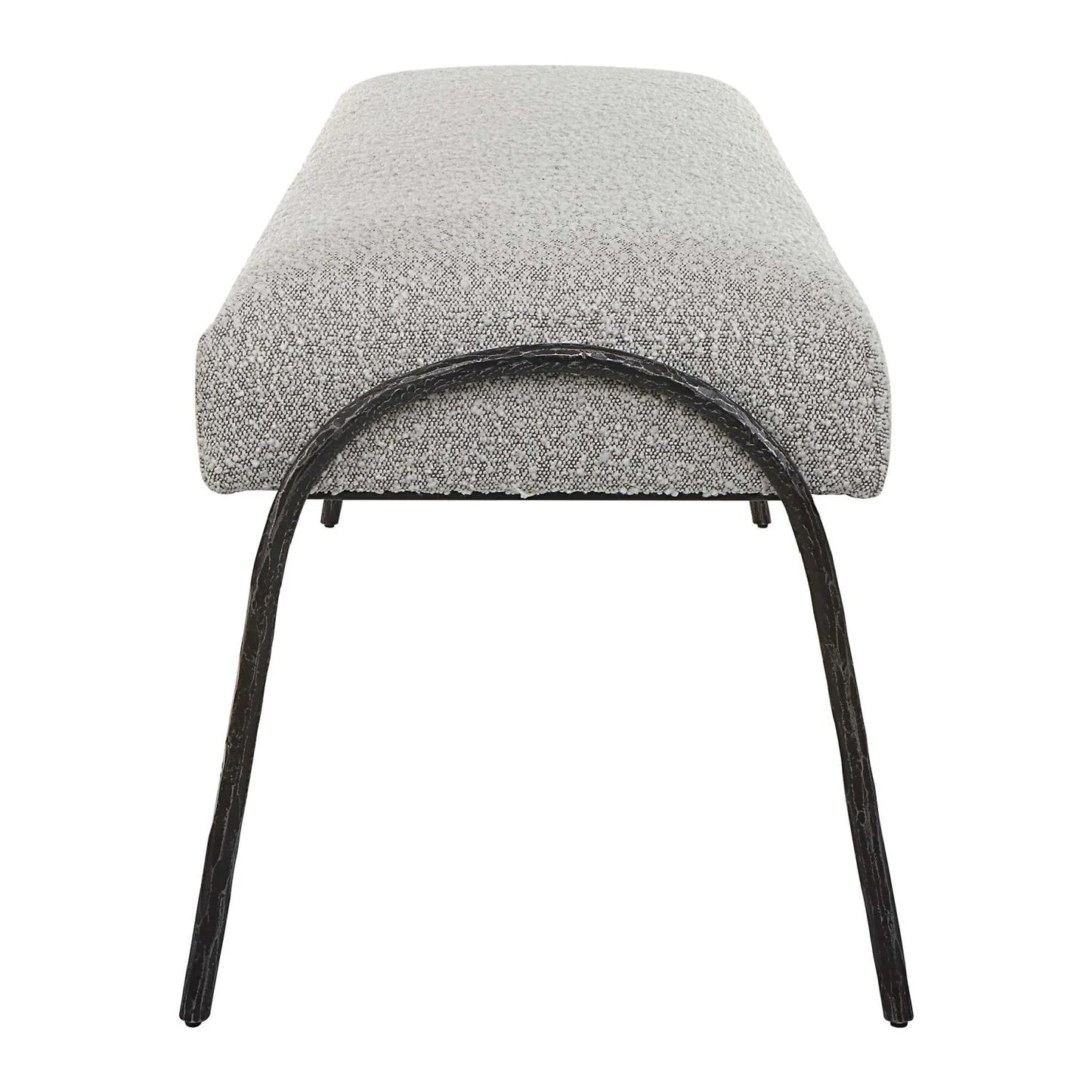 Luxury Boucle Scandinavian Bench European Style for Villa