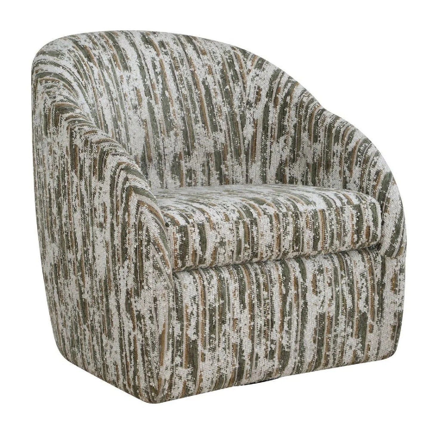 Luxury Boucle Swivel Accent Chair Modern Italian Style for Villa