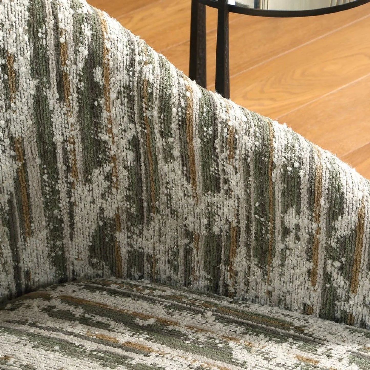 Luxury Boucle Swivel Accent Chair Modern Italian Style for Villa