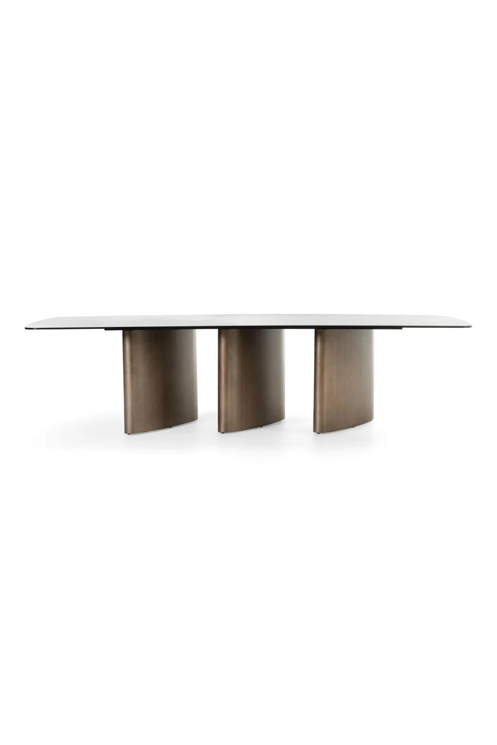 Luxury Bounty White Ceramic Dining Table Modern Italian Style for Villa