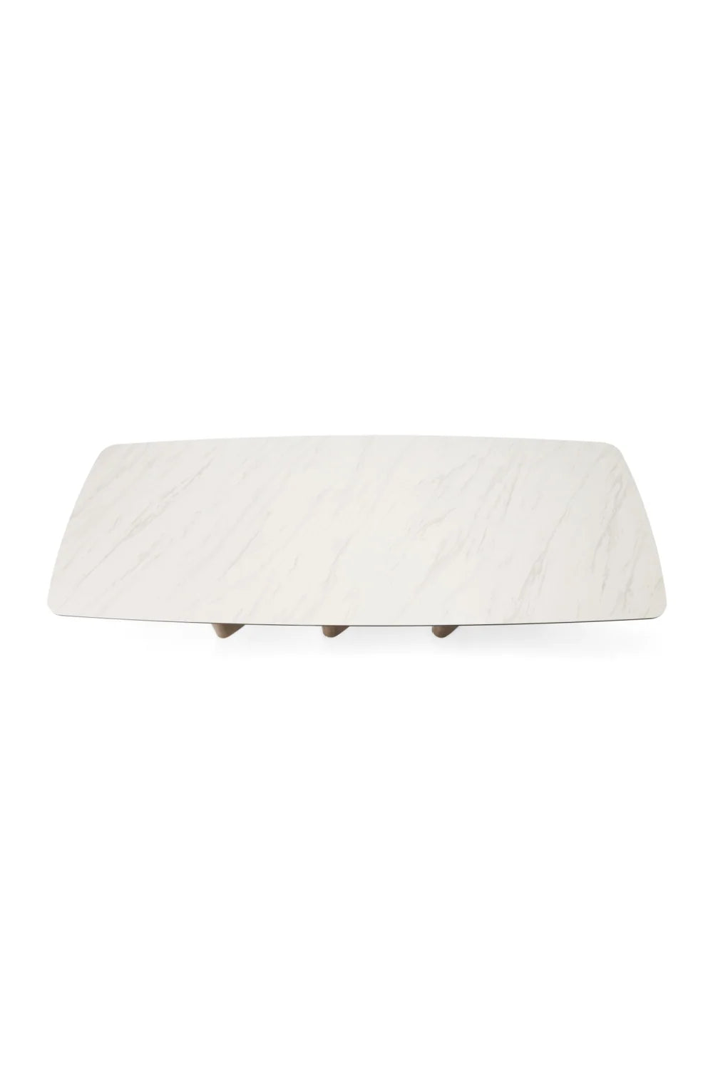 Luxury Bounty White Ceramic Dining Table Modern Italian Style for Villa