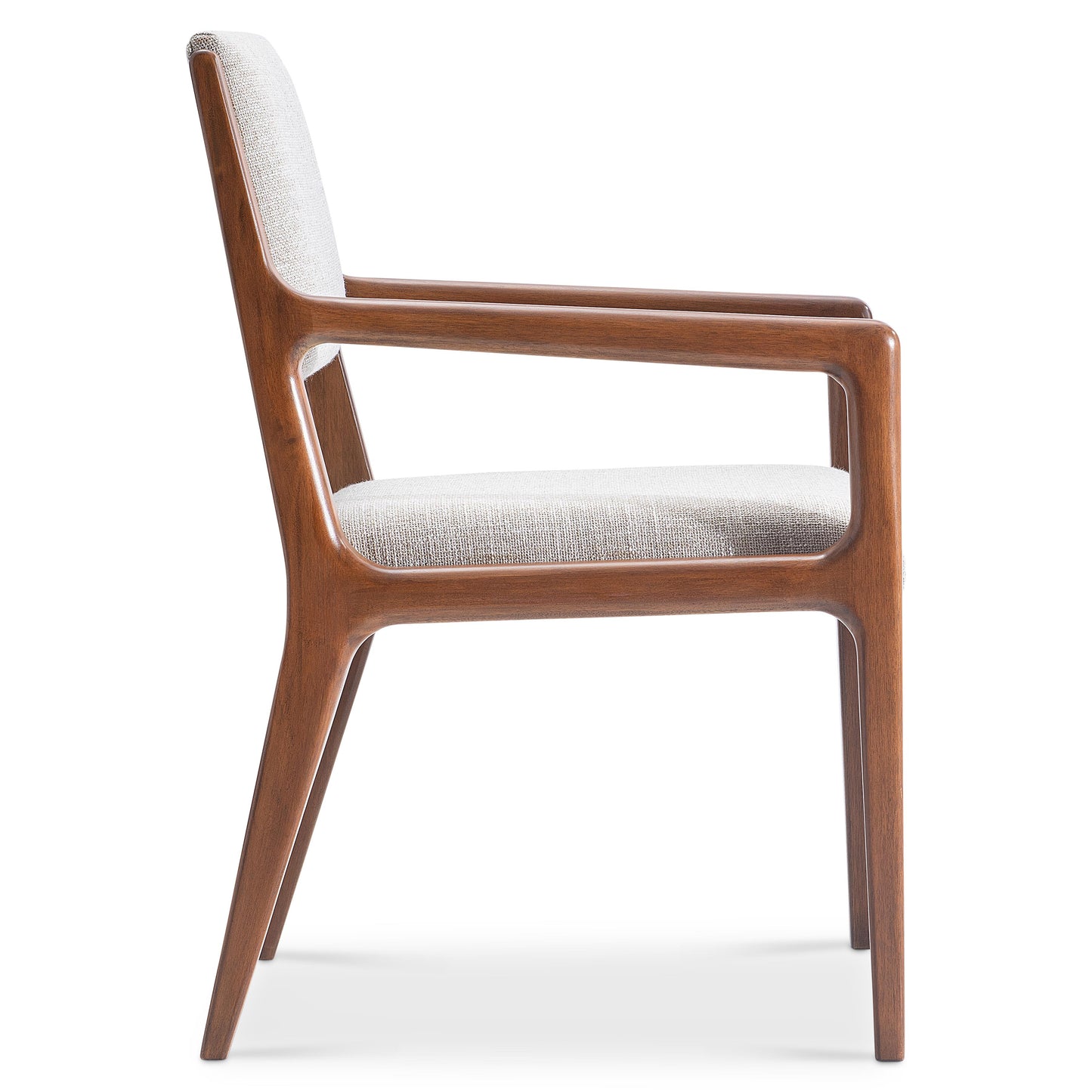 Luxury Brasea Fabric Armchair Modern Italian Style for Villa