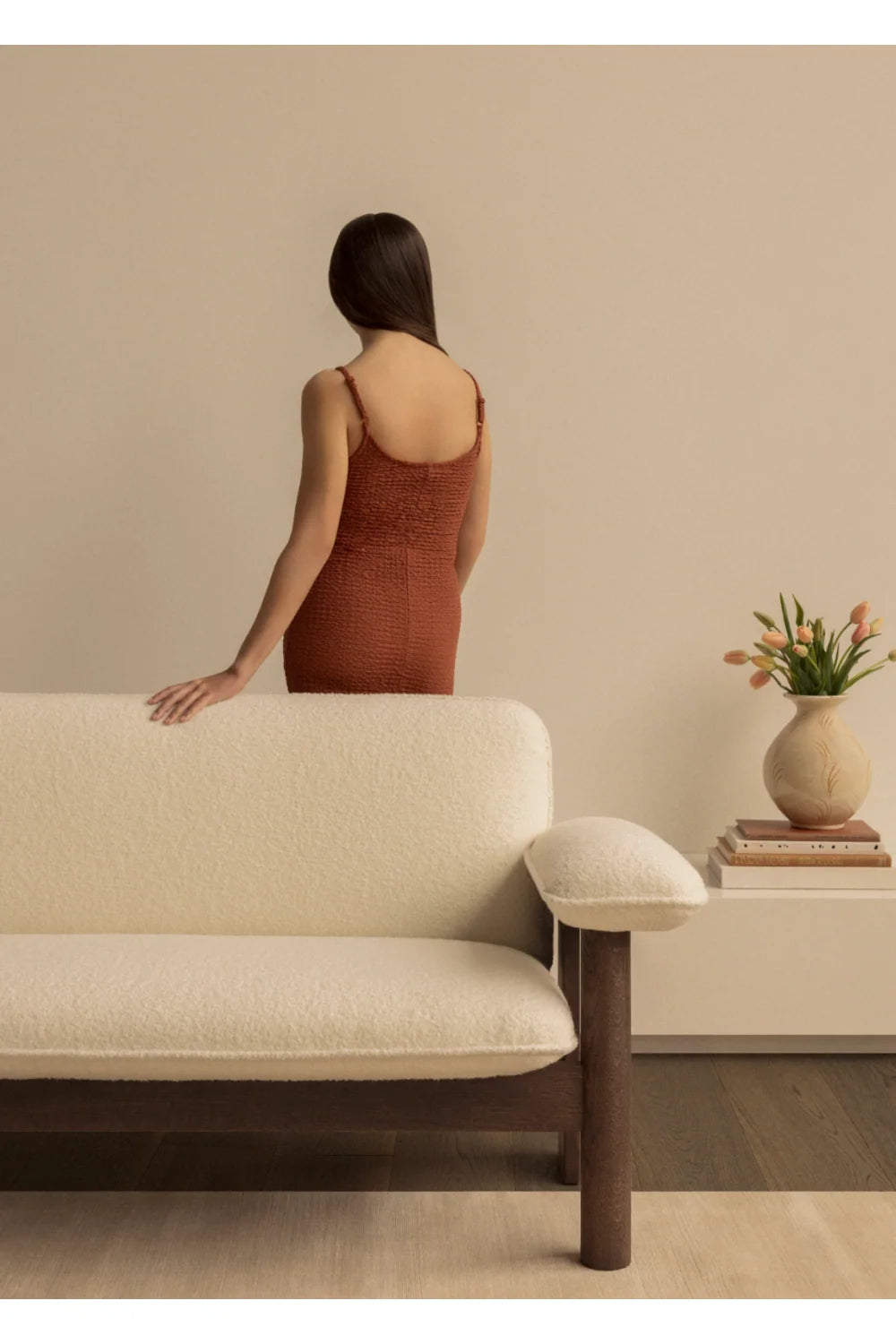 Luxury Brasilia Fabric Sofa Modern Italian Style for Villa