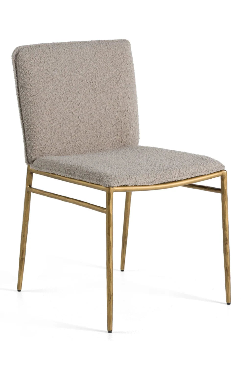 Luxury Brass Framed Modern Dining Chair European Style for Villa