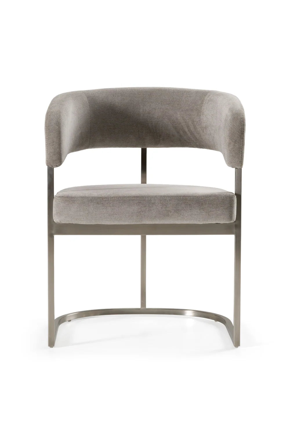Luxury Brass Framed Modern Dining Chair European Style for Villa