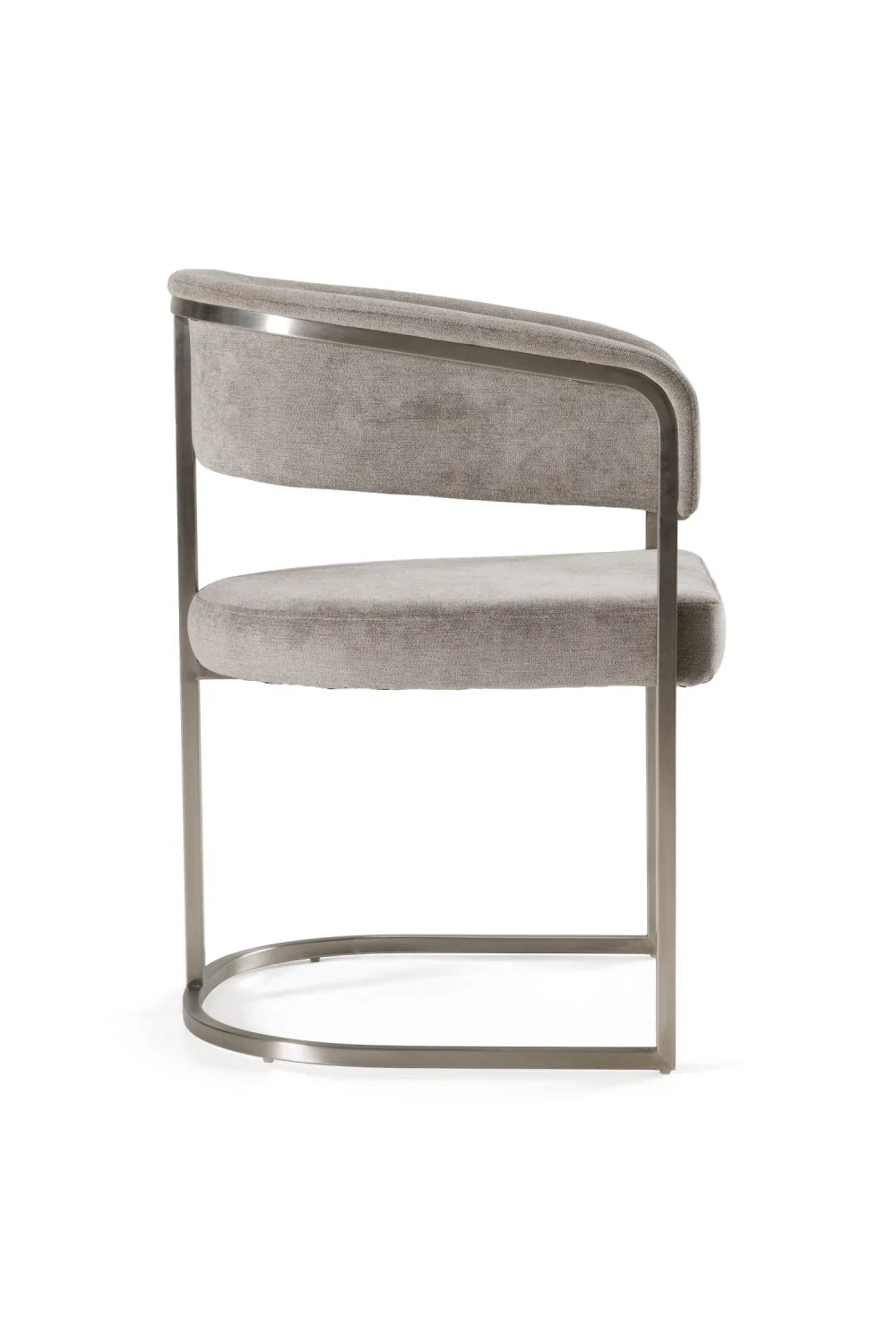 Luxury Brass Framed Modern Dining Chair European Style for Villa