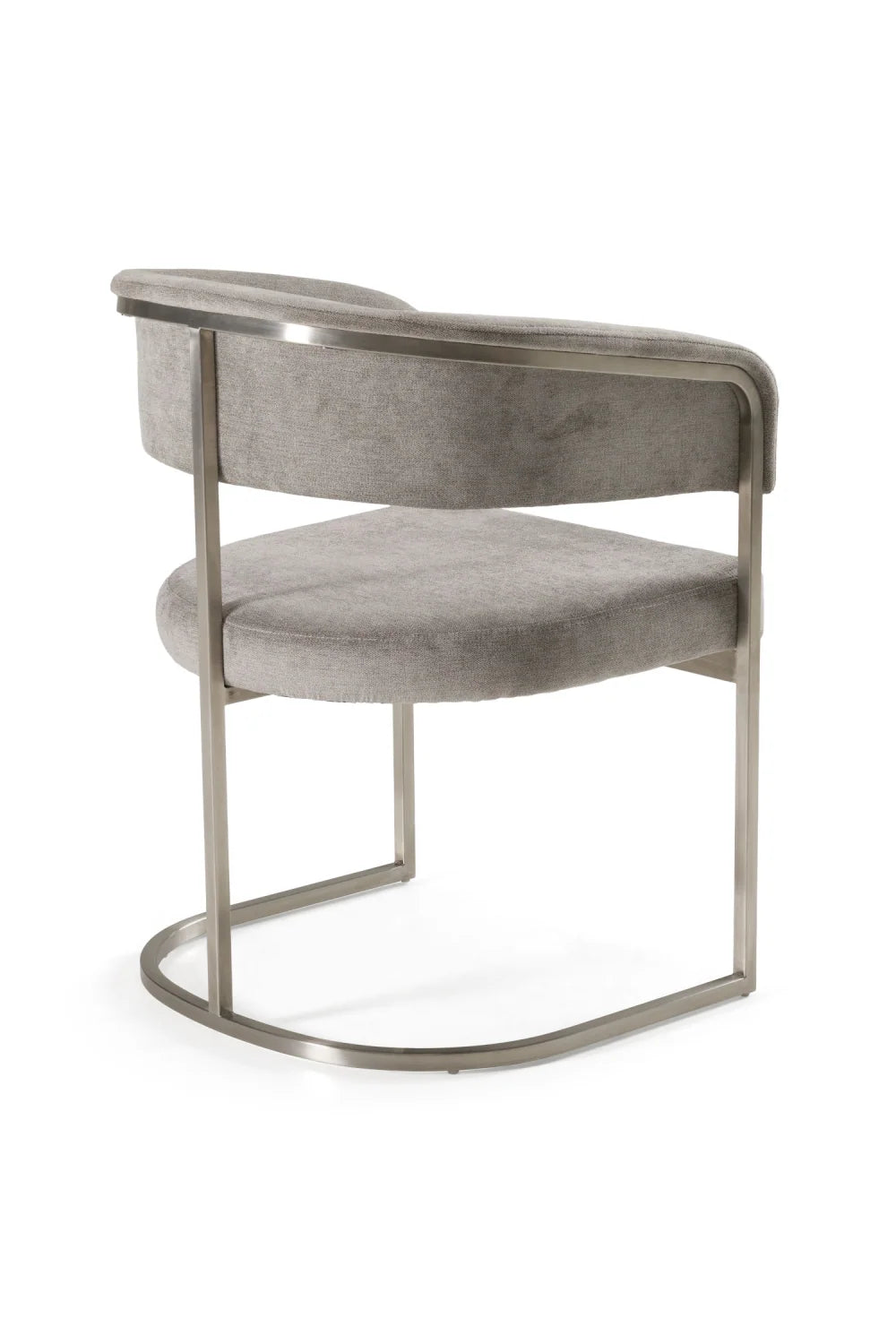 Luxury Brass Framed Modern Dining Chair European Style for Villa