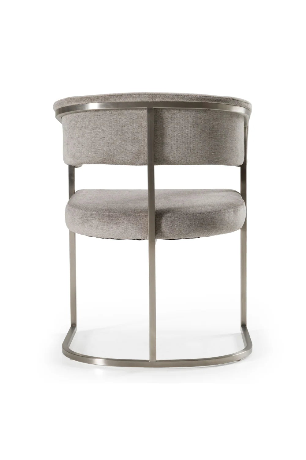 Luxury Brass Framed Modern Dining Chair European Style for Villa