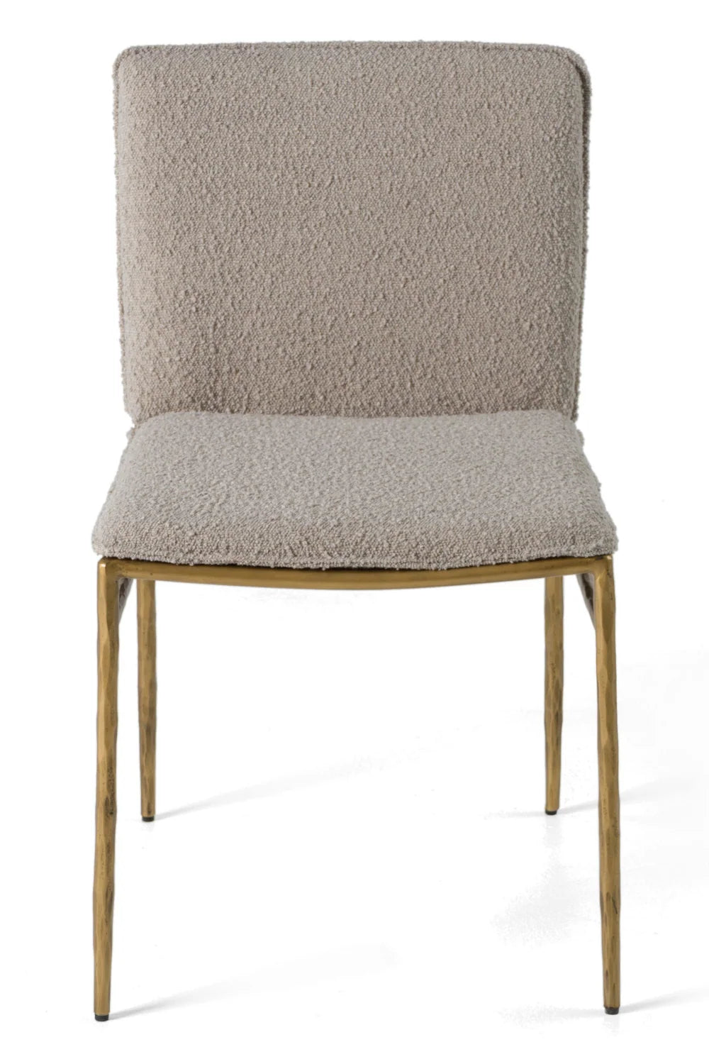 Luxury Brass Framed Modern Dining Chair European Style for Villa