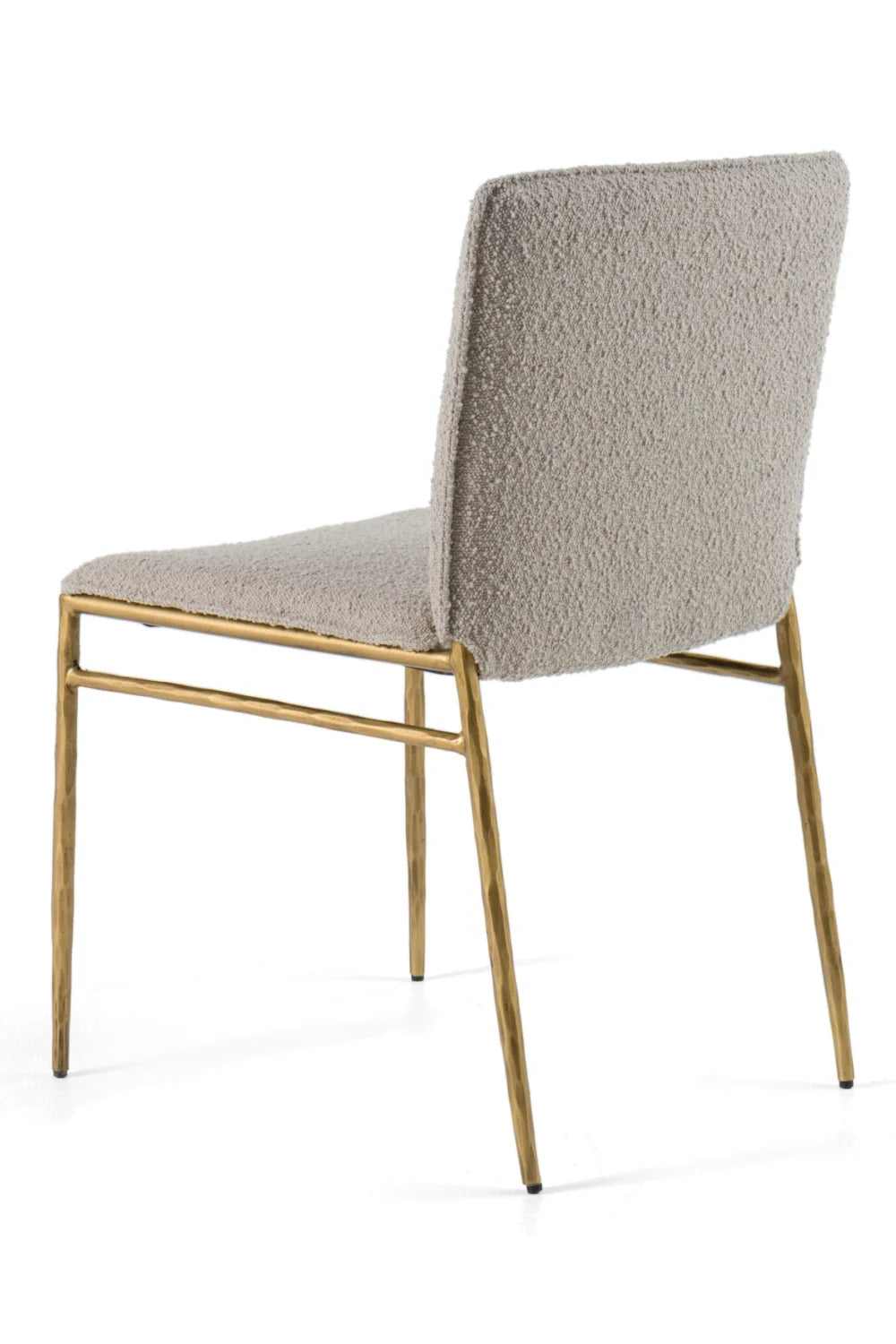 Luxury Brass Framed Modern Dining Chair European Style for Villa