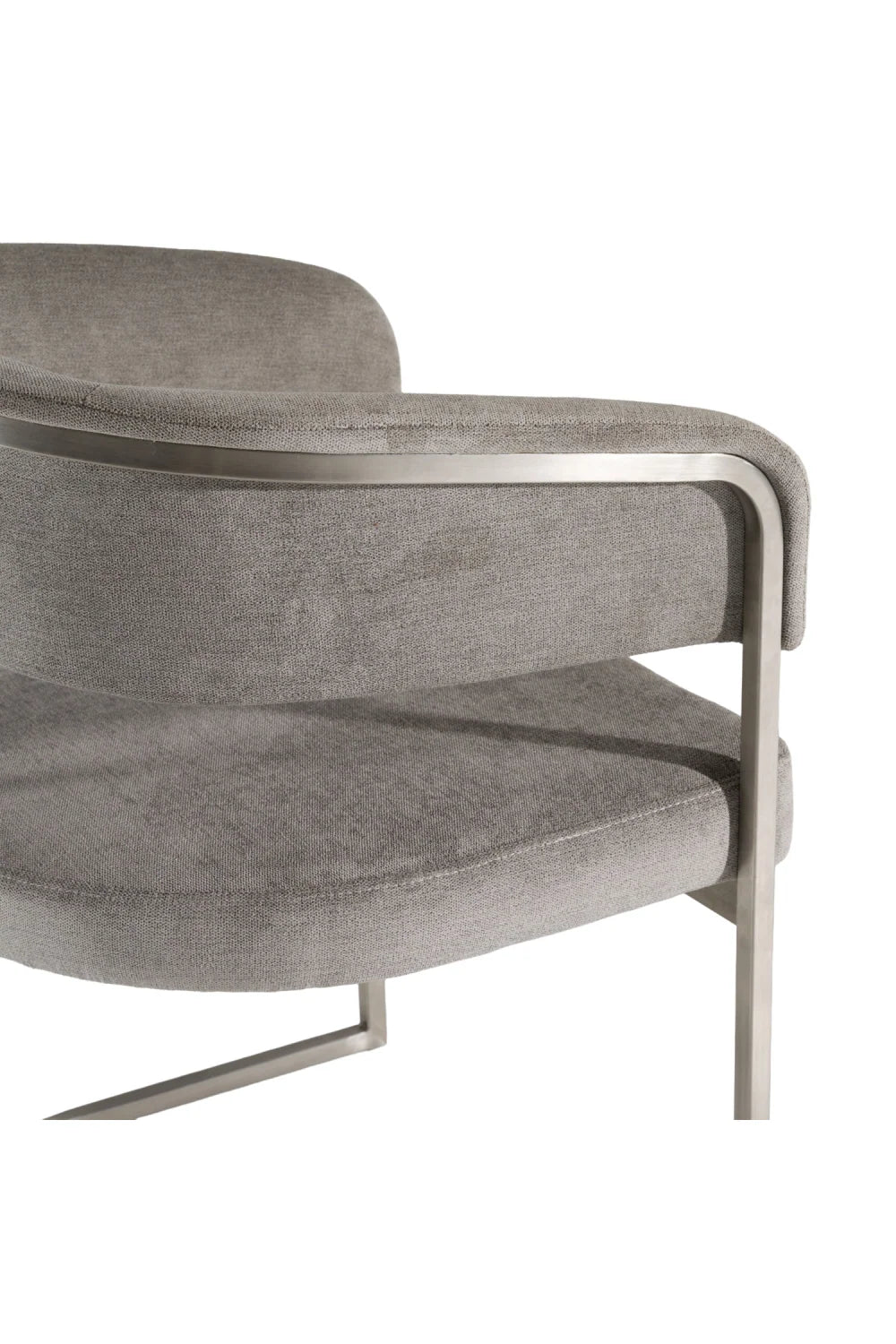 Luxury Brass Framed Modern Dining Chair European Style for Villa