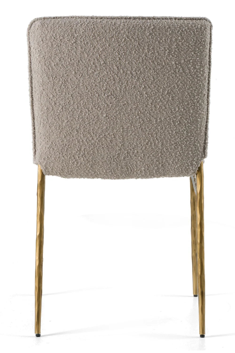 Luxury Brass Framed Modern Dining Chair European Style for Villa
