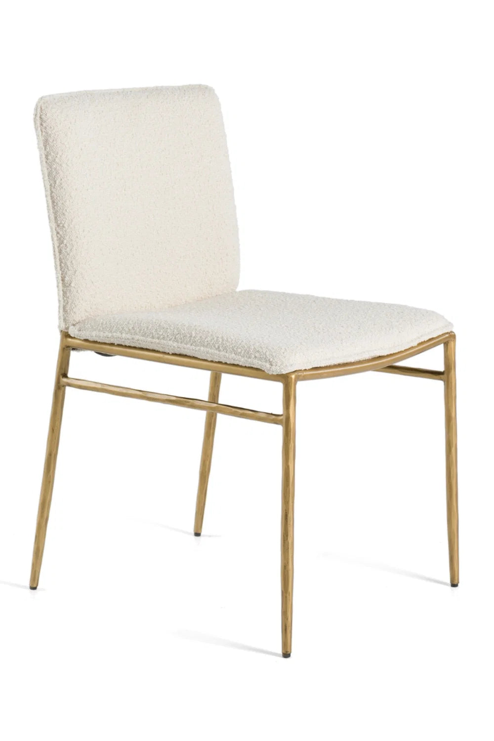 Luxury Brass Framed Modern Dining Chair European Style for Villa