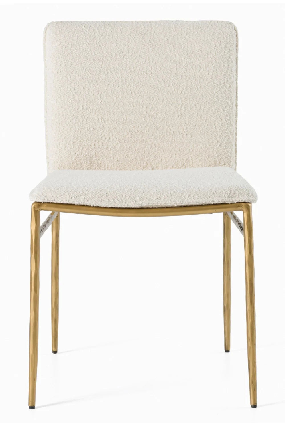 Luxury Brass Framed Modern Dining Chair European Style for Villa